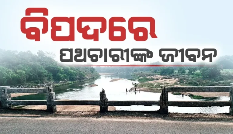 ପୋଲ ଉପରେ ବିପଦ: ବାଉଁଶ ବତା ଭରସା, ଦେଖୁ ନାହାନ୍ତି ଜନପ୍ରତିନିଧି