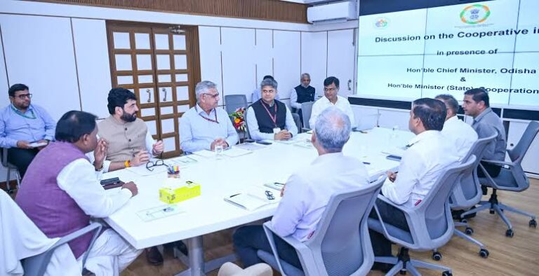 ଓଡ଼ିଶାରେ ସମବାୟ ବିକାଶ ନେଇ ଆଲୋଚନା, ମୁଖ୍ୟମନ୍ତ୍ରୀଙ୍କୁ ଭେଟିଲେ କେନ୍ଦ୍ର ସମବାୟ ରାଷ୍ଟ୍ରମନ୍ତ୍ରୀ