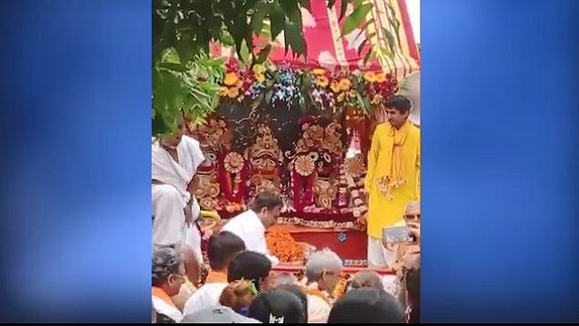 ପୁଣି ଅଦିନିଆ ରଥଯାତ୍ରା ପାଳନ କଲା ଇସ୍କନ, ଉତ୍ତରାଖଣ୍ଡ ରିଷିକେଷ ମଧୁବନ ଆଶ୍ରମରେ ପାଳନ ହେଲା