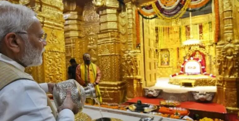 ଗୁଜରାଟର ସୋମନାଥ ଧାମରେ ଶୌର୍ଯ୍ୟ ଯାତ୍ରାରେ ପ୍ରଧାନମନ୍ତ୍ରୀ