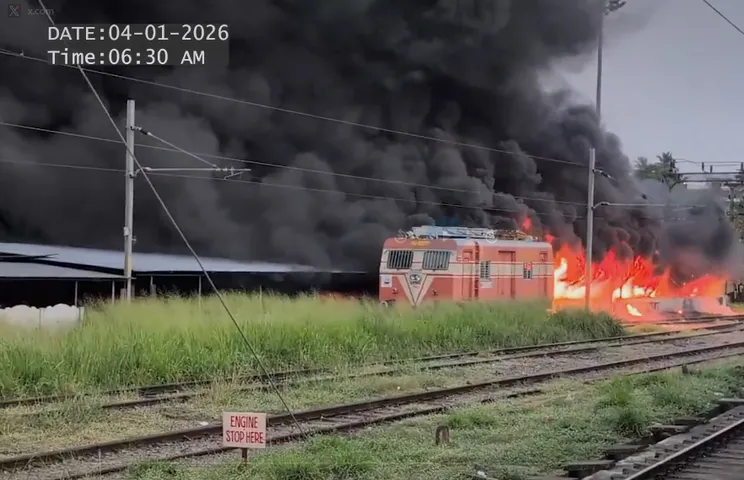 ଷ୍ଟେସନ ପରିସରରେ ନିଆଁ ଲାଗି ୨୦୦ରୁ ଅଧିକ ବାଇକ ପାଉଁଶ