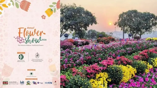 ୯ ରୁ ୧୧ ଜାନୁଆରୀ ଏକାମ୍ର କାନନର ବାର୍ଷିକ ଫୁଲ ପ୍ରଦର୍ଶନୀ, ସକାଳ ୮ ଟା ୩୦ ରୁ ରାତି ୮ ଟା ପର୍ଯ୍ୟନ୍ତ ରହିବ ଖୋଲା