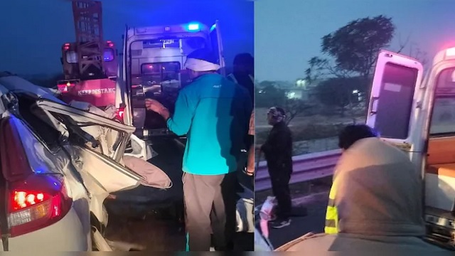 ଟ୍ରକକୁ ଧକ୍କା ଦେଲା କାର୍, ୪ ମୃତ