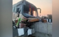 ତୀର୍ଥଯାତ୍ରୀ ବସ ଦୁର୍ଘଟଣାଗ୍ରସ୍ତ, ଡ୍ରାଇଭର ମୃତ