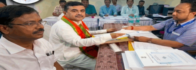 ନାମାଙ୍କନ ଦାଖଲ କଲେ ଶୁଭେନ୍ଦୁ ଅଧିକାରୀ