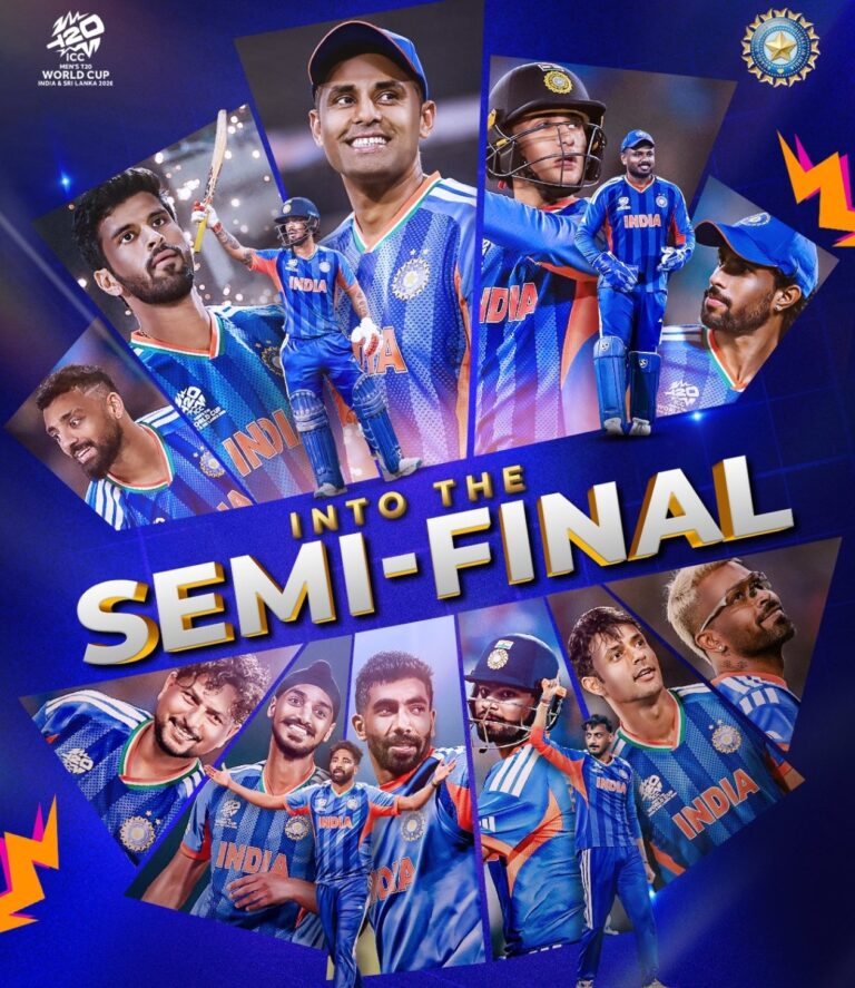 ସେମି ଫାଇନାଲରେ ଭାରତ, ଓ୍ଵେଷ୍ଟଇଣ୍ଡିଜକୁ ୫ ଓ୍ଵିକେଟରେ ହରାଇ ଟି 20 ବିଶ୍ବକପ୍ ସେମିଫାଇନାଲରେ କଲା ଏଣ୍ଟ୍ରି