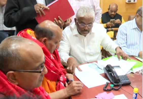 ବିଜେପିରୁ ନାମାଙ୍କନ ଭରିଲେ ମନମୋହନ-ସୁଜିତ୍ ଏବଂ  ସ୍ଵାଧୀନ ପ୍ରାର୍ଥୀ ଦିଲ୍ଲୀପ