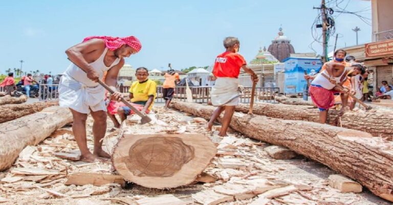 ଚଳଚଞ୍ଚଳ ରଥଖଳା, ତିନି ରଥ ପାଇଁ ମୋଟ ୪୨ଟି ତୁମ୍ବର ନିର୍ମାଣ କାର୍ଯ୍ୟ ଶେଷ