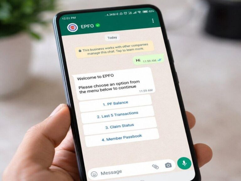 ଖୁବ ଶୀଘ୍ର ଆସୁଛି EPFO WhatsApp