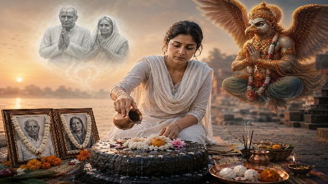 ପିତାମାତାଙ୍କ ଶ୍ରାଦ୍ଧକର୍ମ ଝିଅଟିଏ କରିପାରିବ ନା ନାହିଁ? ଜାଣନ୍ତୁ କଣ କହୁଛି ଗରୁଡ଼ ପୁରାଣ