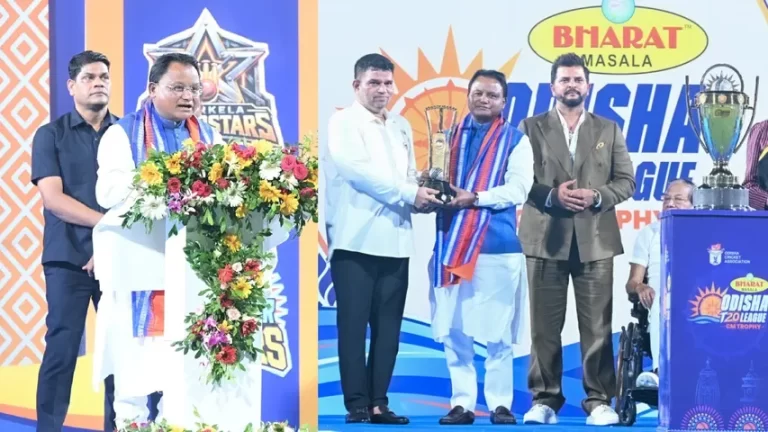 ଓଡ଼ିଶା ଟି-୨୦ ଲିଗ୍ ସିଏମ୍ ଟ୍ରଫିର ଶୁଭାରମ୍ଭ କଲେ ମୁଖ୍ୟମନ୍ତ୍ରୀ